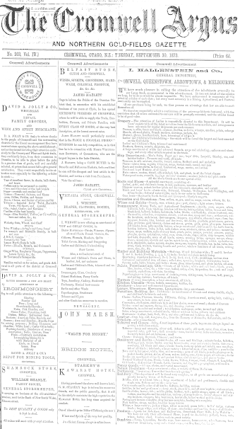 Issue page