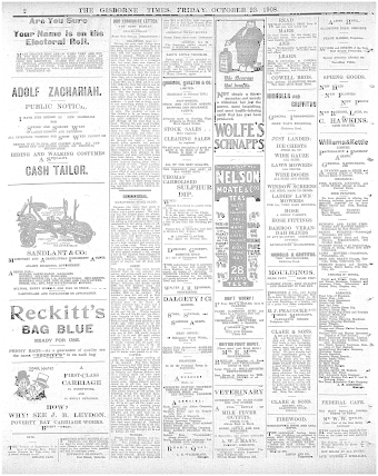 Issue page