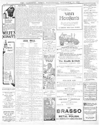 Issue page