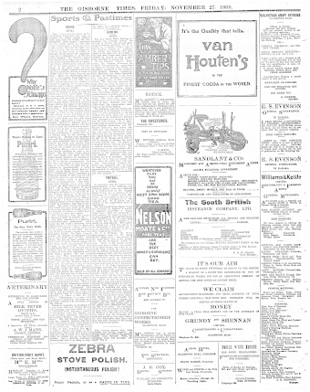Issue page