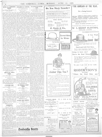 Issue page