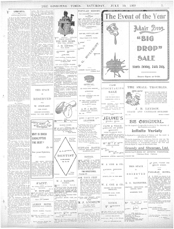 Issue page