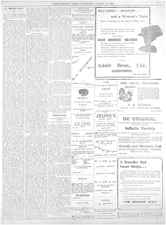 Issue page