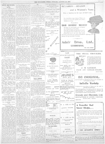 Issue page