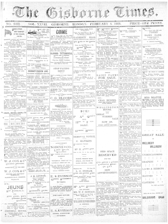 Issue page