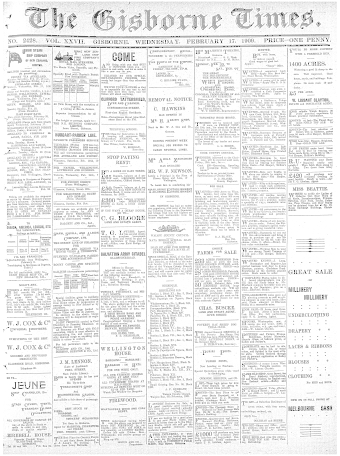 Issue page
