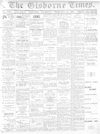 Issue page