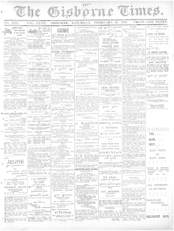 Issue page