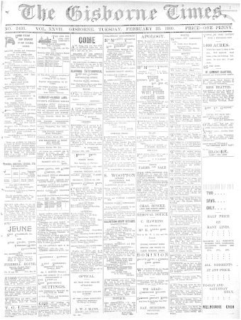 Issue page