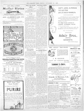 Issue page
