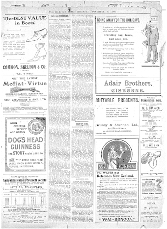 Issue page