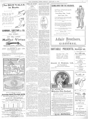 Issue page