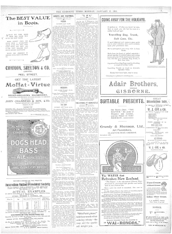 Issue page