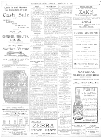 Issue page