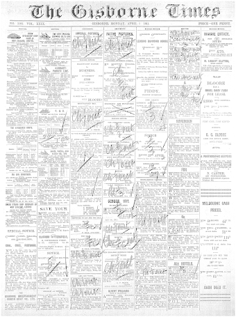 Issue page