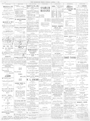 Issue page