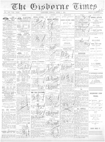 Issue page