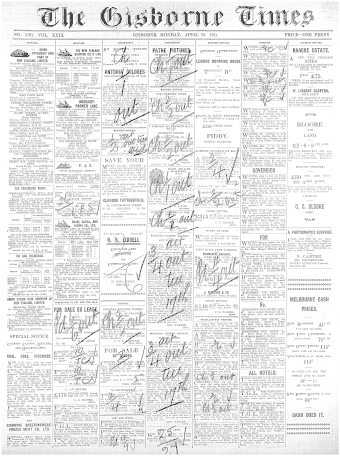 Issue page