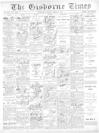 Issue page