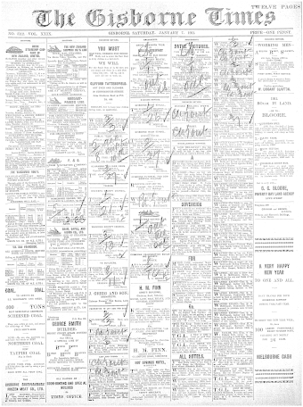 Issue page