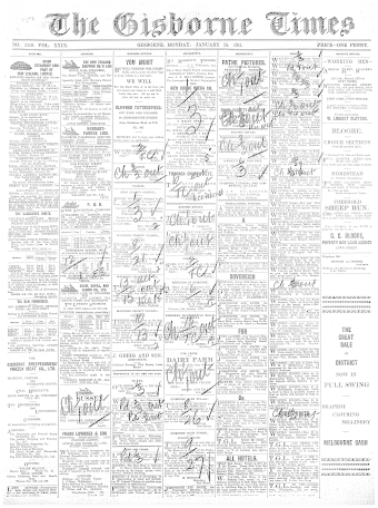 Issue page