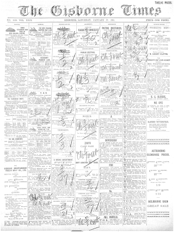 Issue page