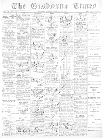 Issue page