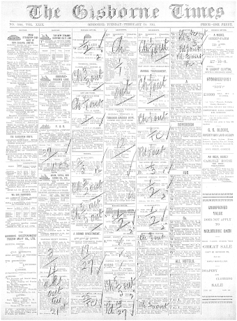 Issue page