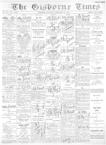Issue page