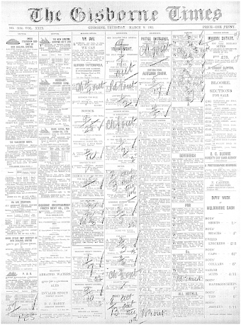 Issue page