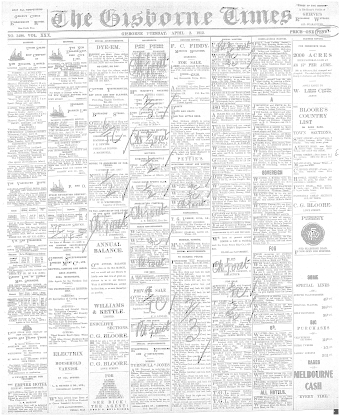 Issue page
