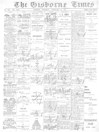 Issue page