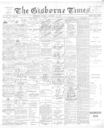 Issue page