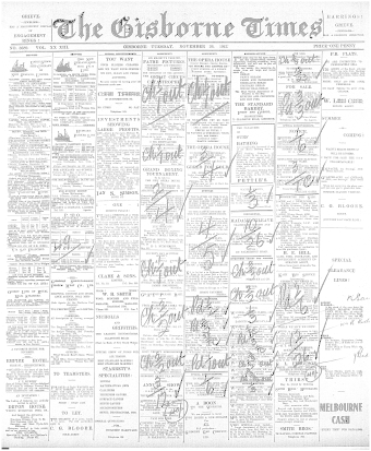 Issue page