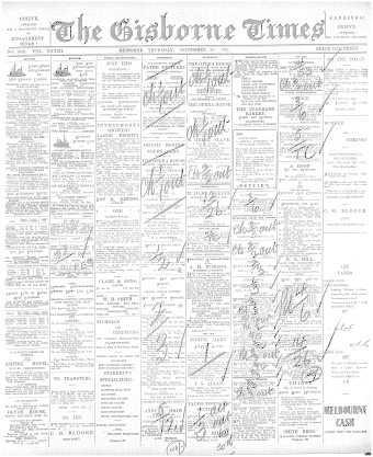 Issue page
