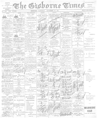 Issue page