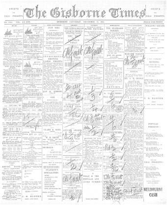 Issue page