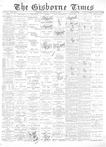 Issue page