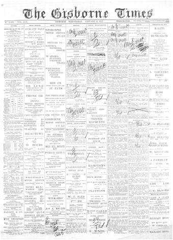 Issue page