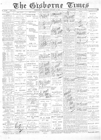 Issue page