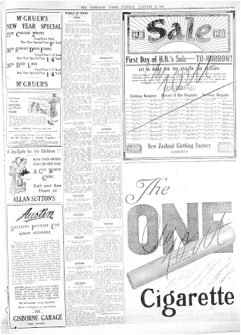 Issue page
