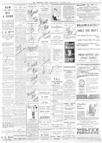 Issue page