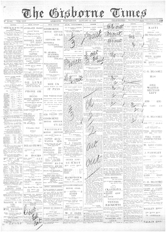 Issue page