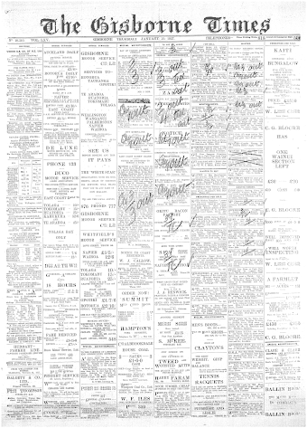 Issue page