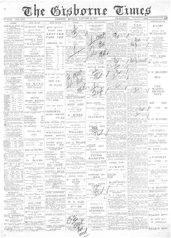 Issue page