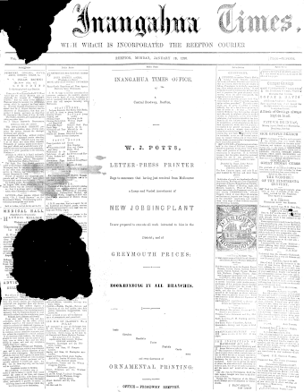 Issue page