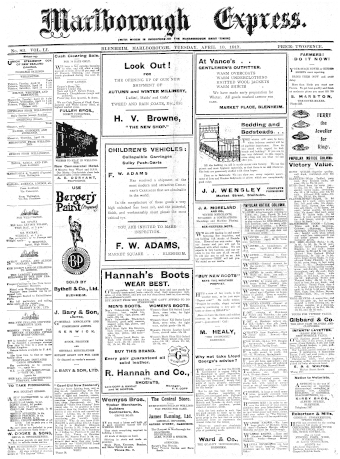 Issue page
